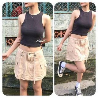 Áo Croptop 3 Lỗ HỒNG NUDE AGE2X Hàng VNXK Chất Lượng Cao - Không Độc Hại - Không Ra Màu - Không Mất Phom Khi Giặt