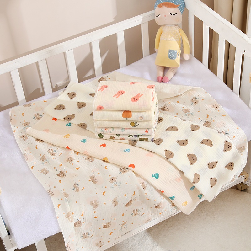 [MKB GIFT] Quà tặng từ thương hiệu Chilux Khăn đa năng Muslin cho bé, mềm mịn, màu xinh xắn