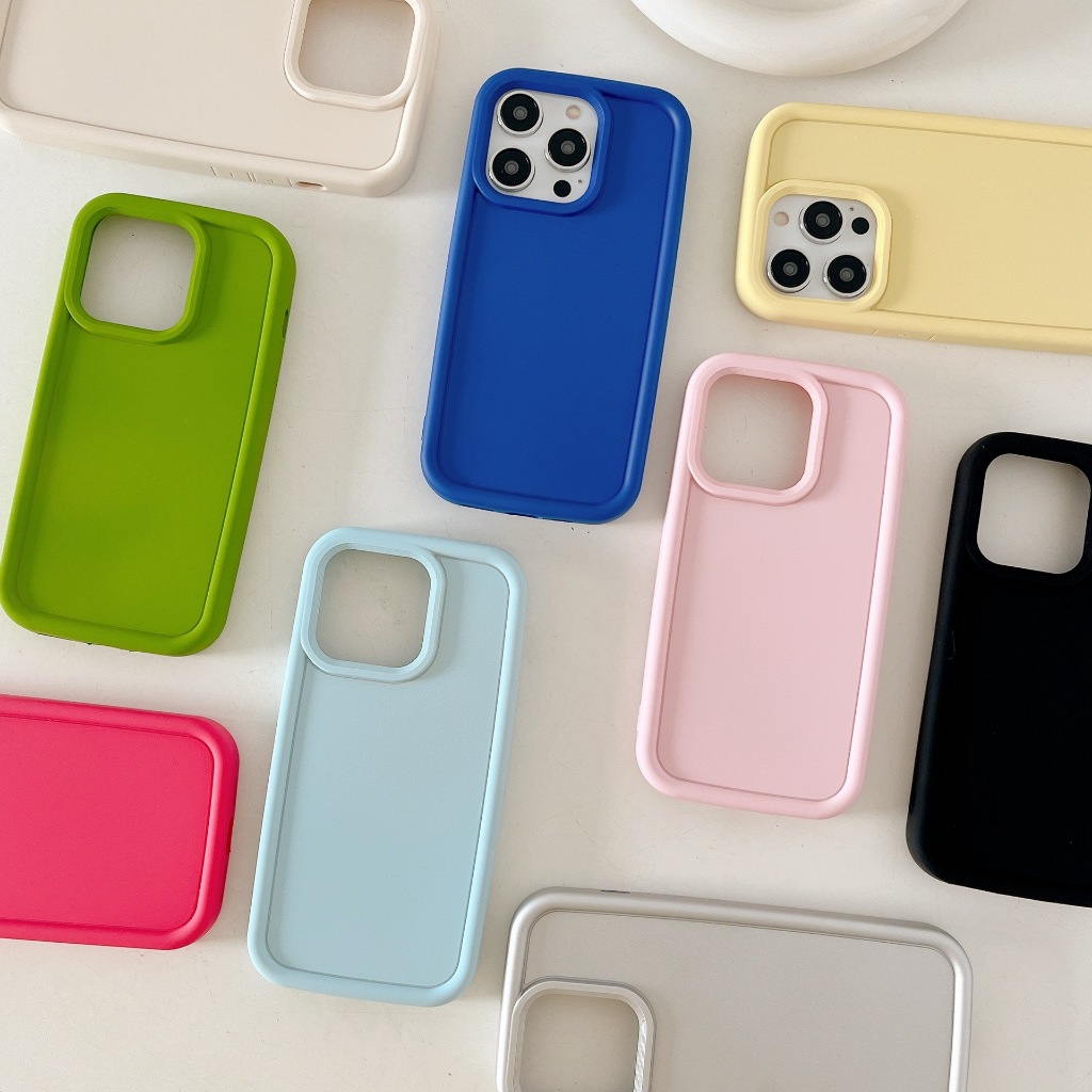 Ốp lưng iphone Macaron Màu Pastel Dành Cho 11promax/ 11/ Xsmax/  X