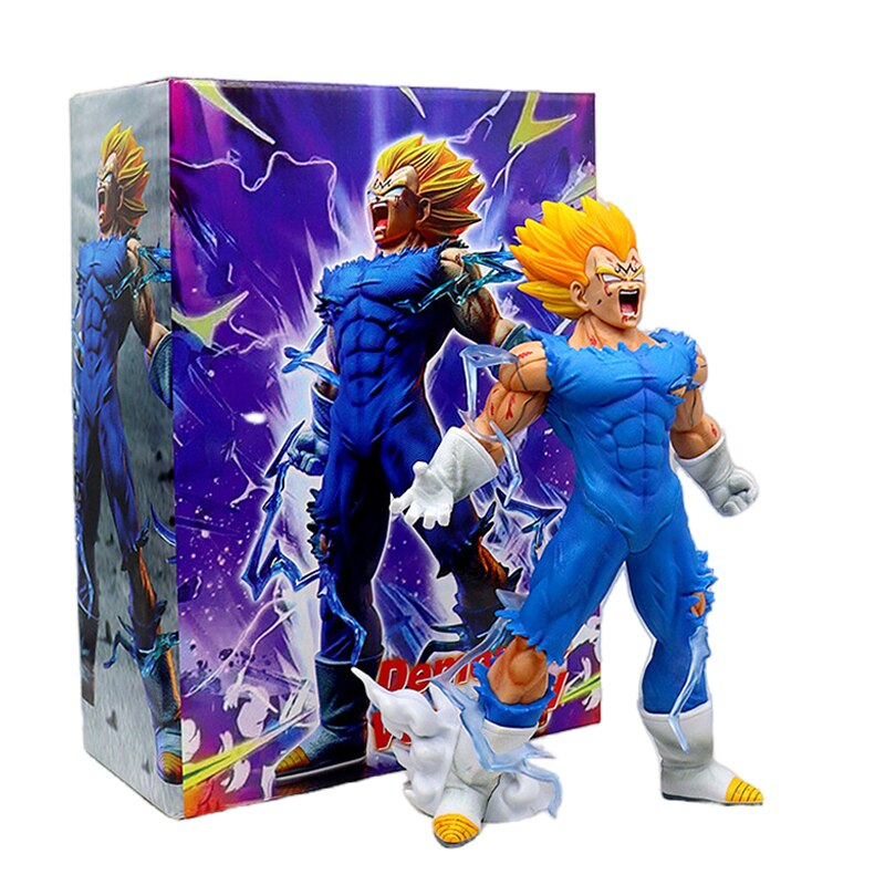 Mô hình cao cấp Vegeta Tự Hủy Cao 27cm Bản Cao Cấp Có 2 Đầu Thay Thế