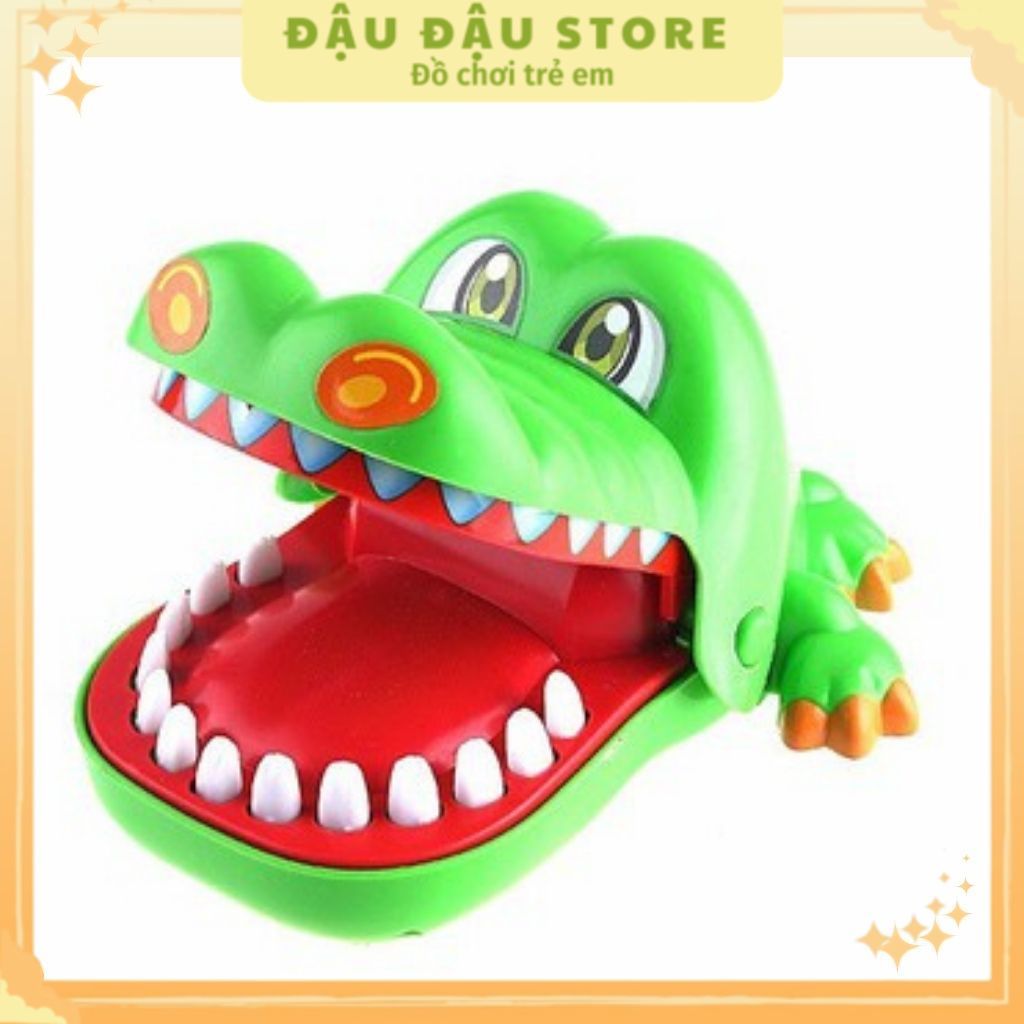 Cá sấu cắn tay loại to cho bé - đồ chơi khám râng cá sấu giải trí vui nhộn Đậu Đậu Store