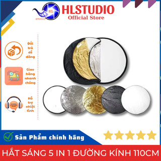 Hắt Sáng 5 in 1 Đường Kính 110cm - Chuyên Nghiệp Cho Nhiếp Ảnh HL Studio