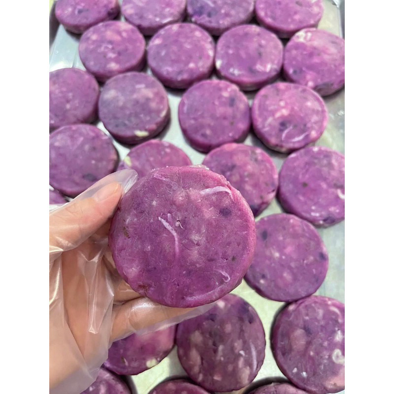 Bánh khoai tím cốt dừa phô mai ăn vặt set 10 cái