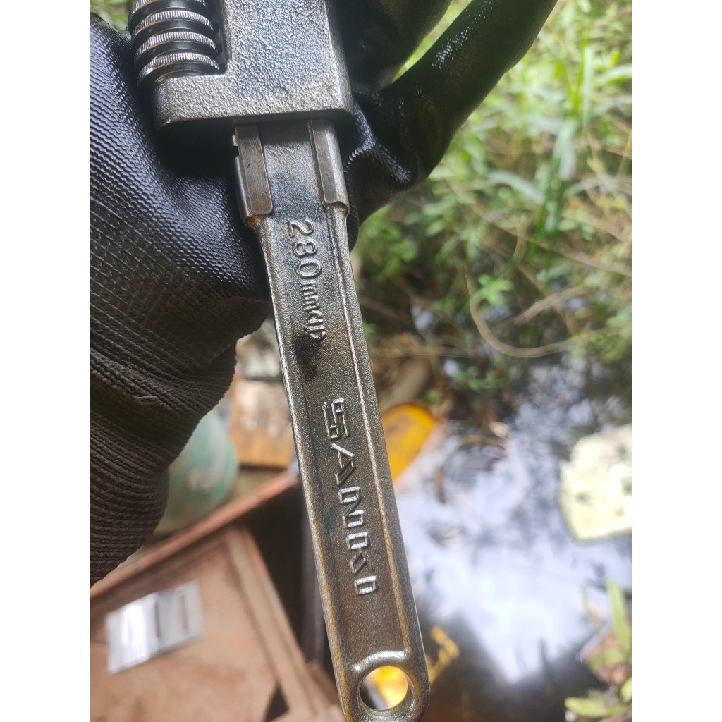 Mỏ lết miệng ngang dài 280mm Nhật bãi