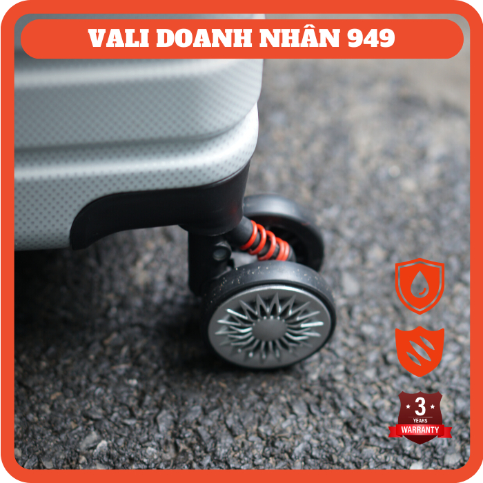 Vali doanh nhân form ngang 849 - size 17" chất liệu 100%PC