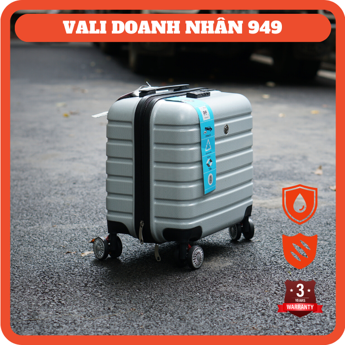 Vali doanh nhân form ngang 849 - size 17" chất liệu 100%PC