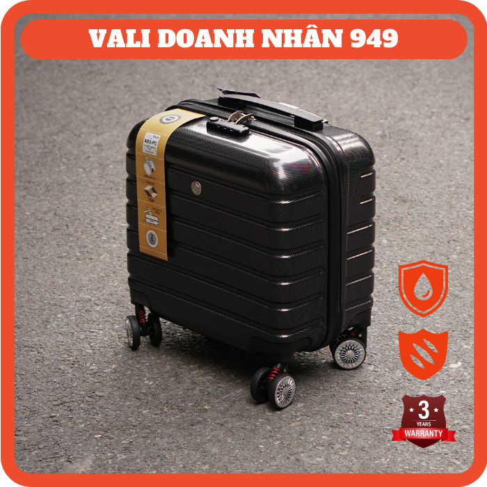 Vali doanh nhân form ngang 849 - size 17" chất liệu 100%PC