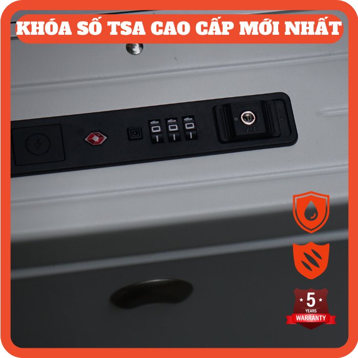 Vali Doanh Nhân Khung nhôm TravelKing 8082 size 20'' sang trọng