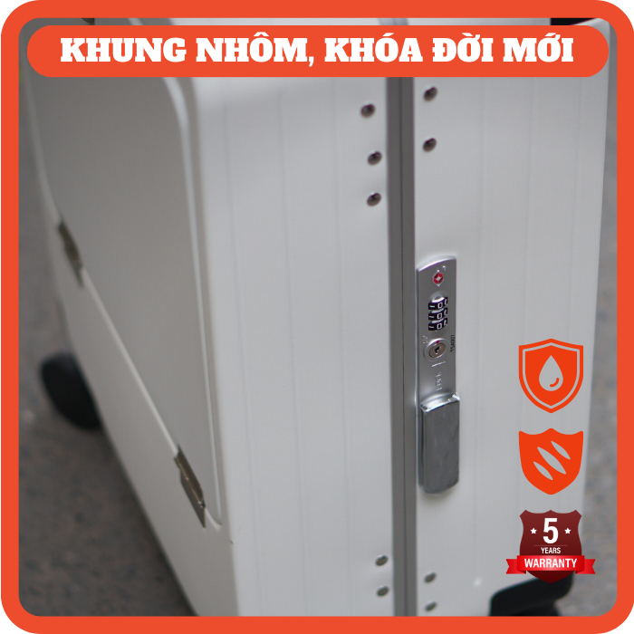 Vali Doanh Nhân Khung nhôm TravelKing 8082 size 20'' sang trọng