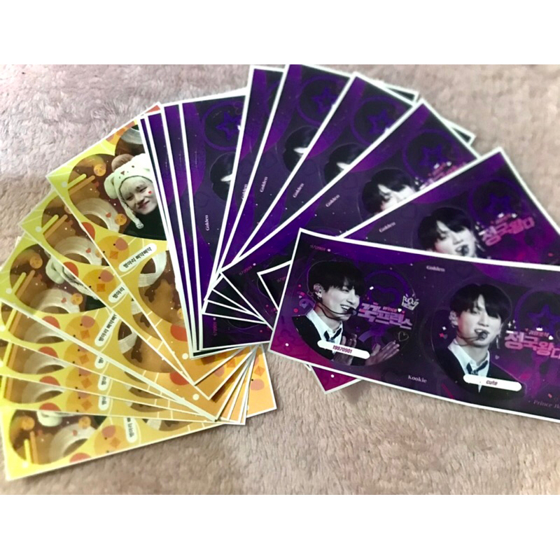 Ticker bts Hàn dài