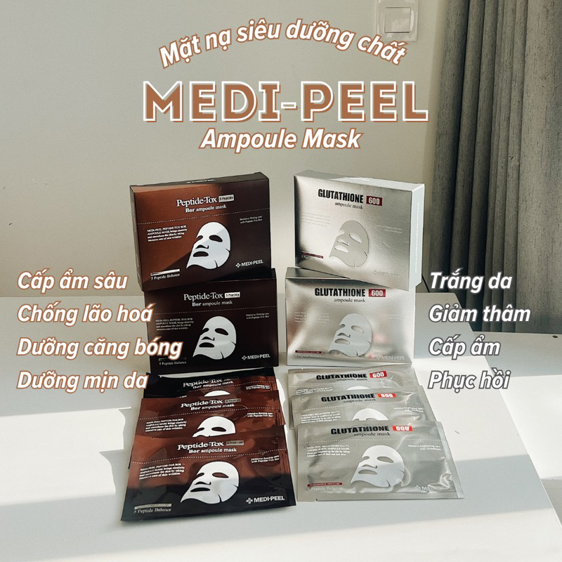 Mặt nạ giấy Medi-peel dưỡng trắng giảm thâm cấp ẩm sâu