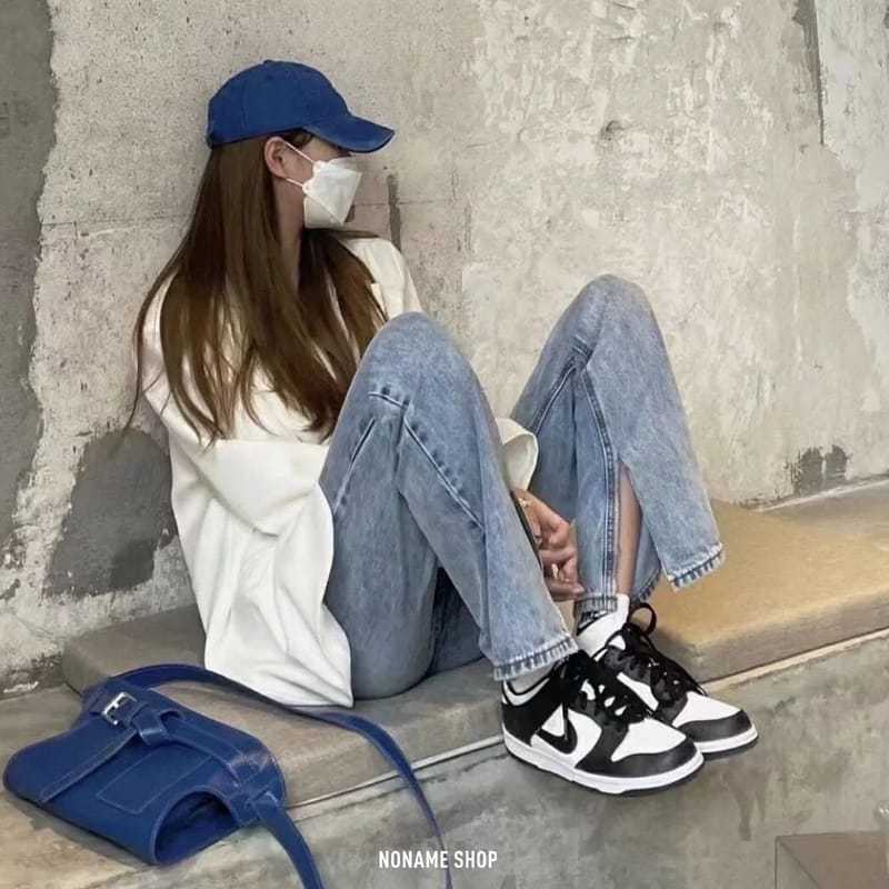 GIÀY SNEAKER  DUNK LOW PANDA BLACK/WHITE  DD1503 101 CHÍNH HÃNG