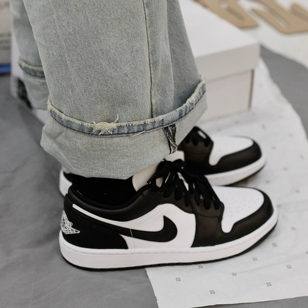 GIÀY SNEAKER  DUNK LOW PANDA BLACK/WHITE  DD1503 101 CHÍNH HÃNG