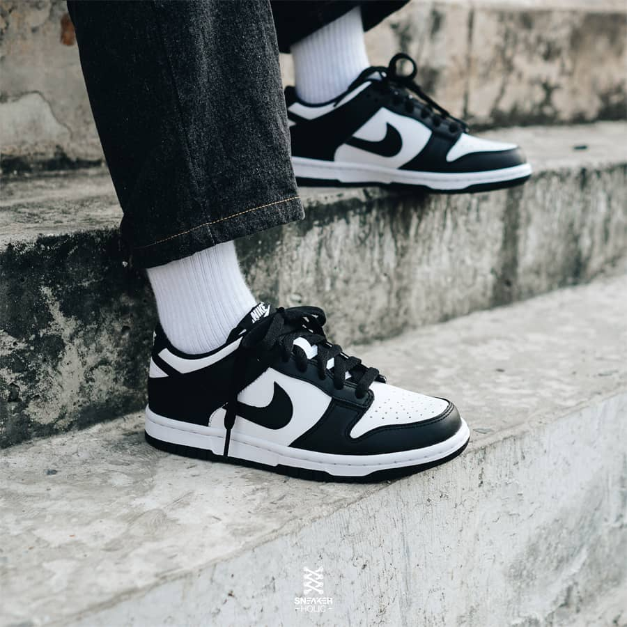 GIÀY SNEAKER  DUNK LOW PANDA BLACK/WHITE  DD1503 101 CHÍNH HÃNG