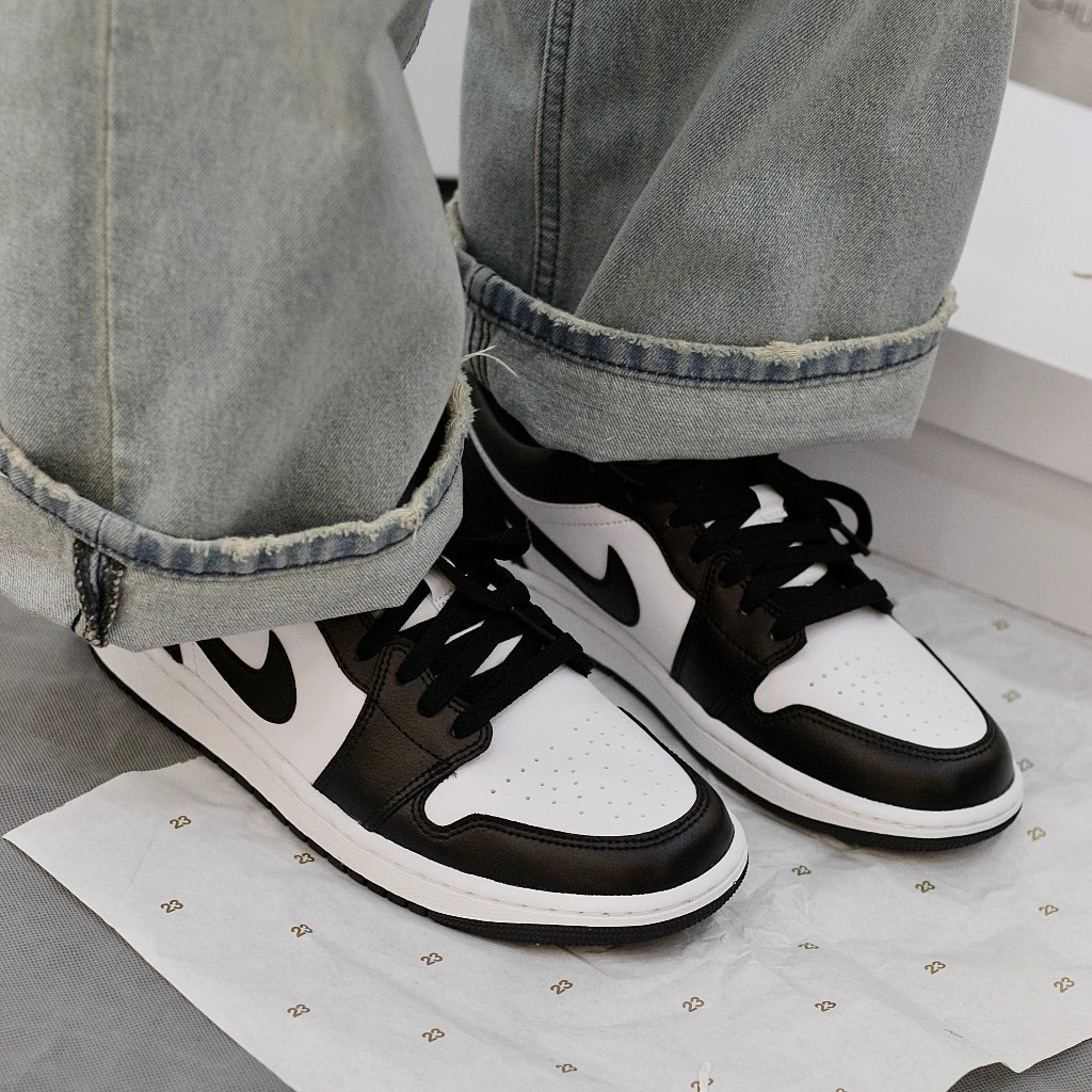 GIÀY SNEAKER  DUNK LOW PANDA BLACK/WHITE  DD1503 101 CHÍNH HÃNG