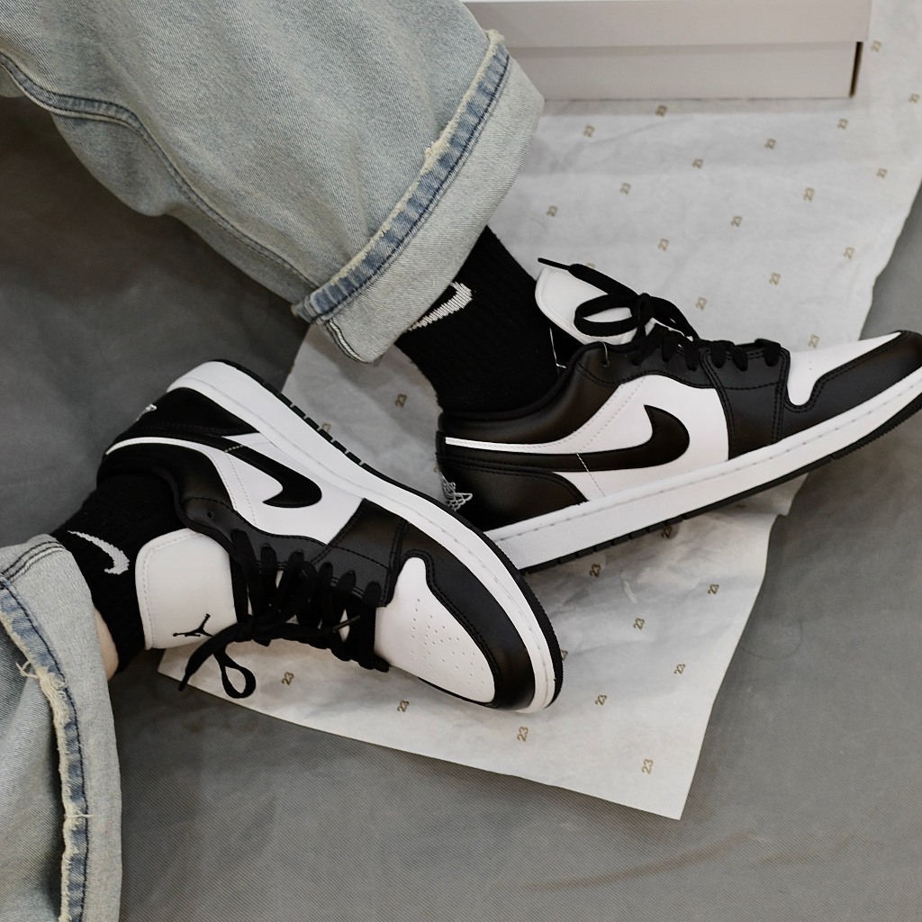 GIÀY SNEAKER  DUNK LOW PANDA BLACK/WHITE  DD1503 101 CHÍNH HÃNG