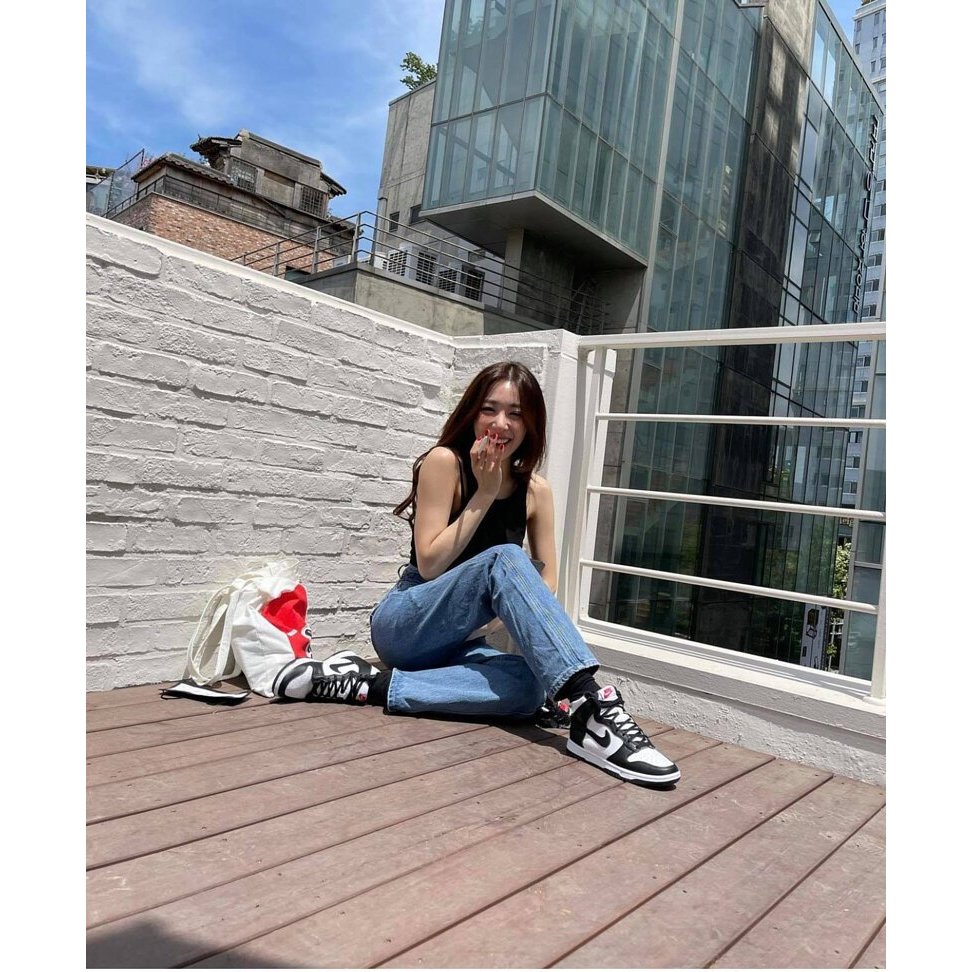 GIÀY SNEAKER  DUNK LOW PANDA BLACK/WHITE  DD1503 101 CHÍNH HÃNG