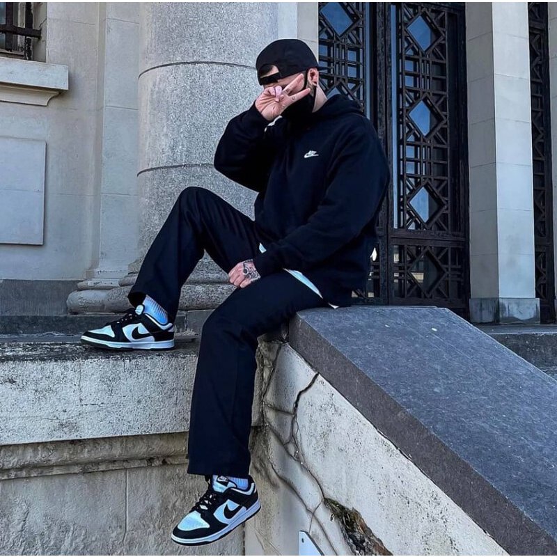 GIÀY SNEAKER  DUNK LOW PANDA BLACK/WHITE  DD1503 101 CHÍNH HÃNG