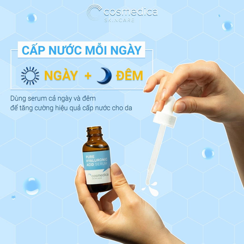 Tinh Chất Cấp Nước Cosmedica Pure Hyaluronic Acid Serum