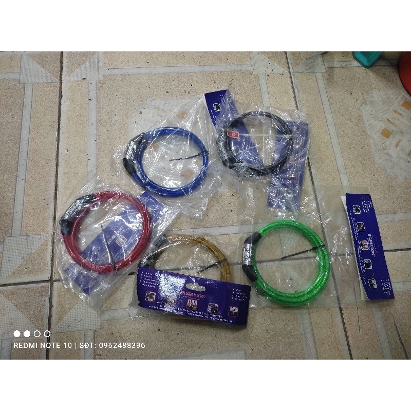 Khóa dây 4 số cho xe đạp