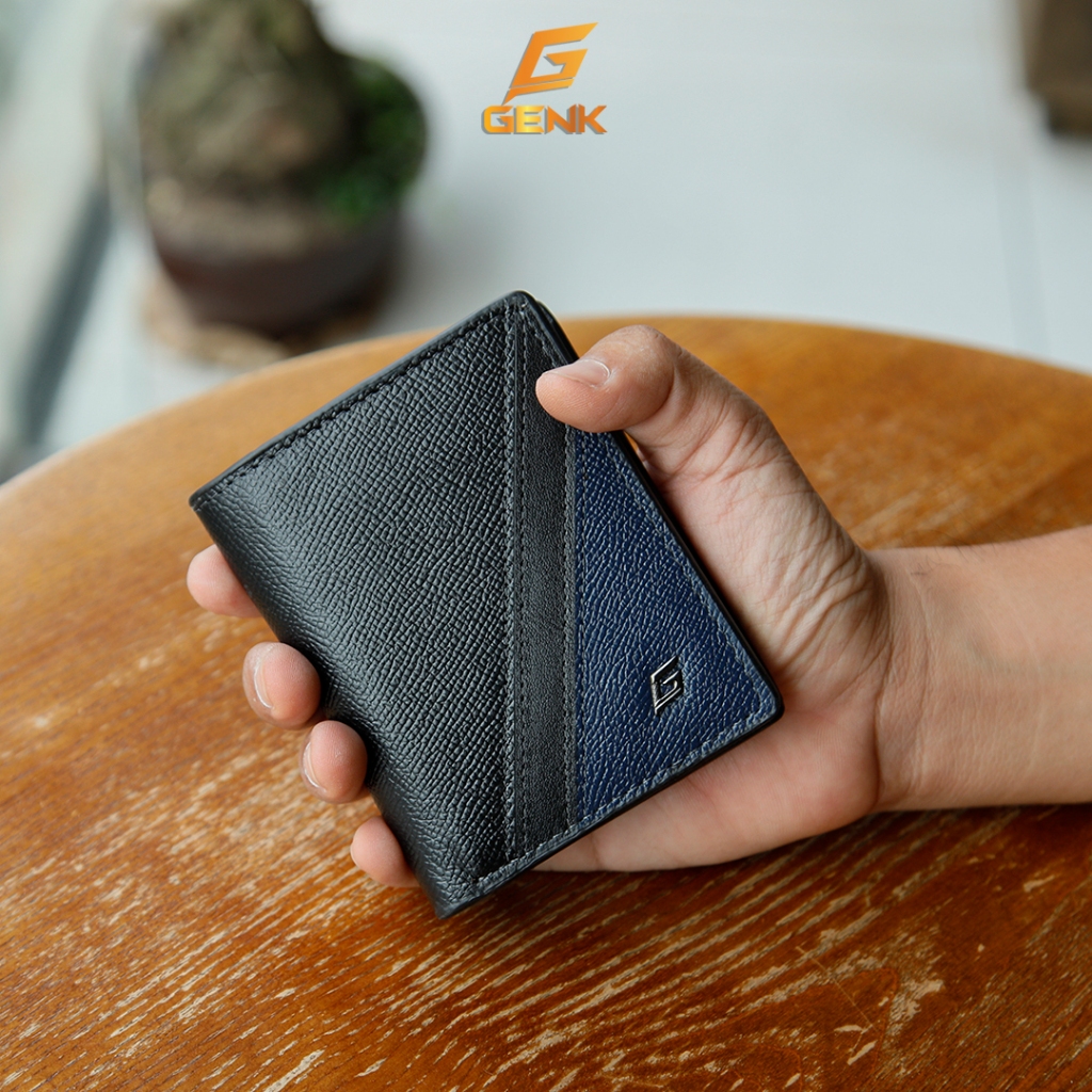 Ví Da Bò Nam KaiSer  Cao Cấp Thương Hiệu Genk - GKS02