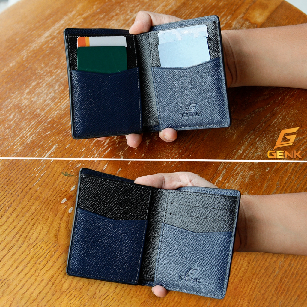 Ví Da Bò Nam KaiSer  Cao Cấp Thương Hiệu Genk - GKS02