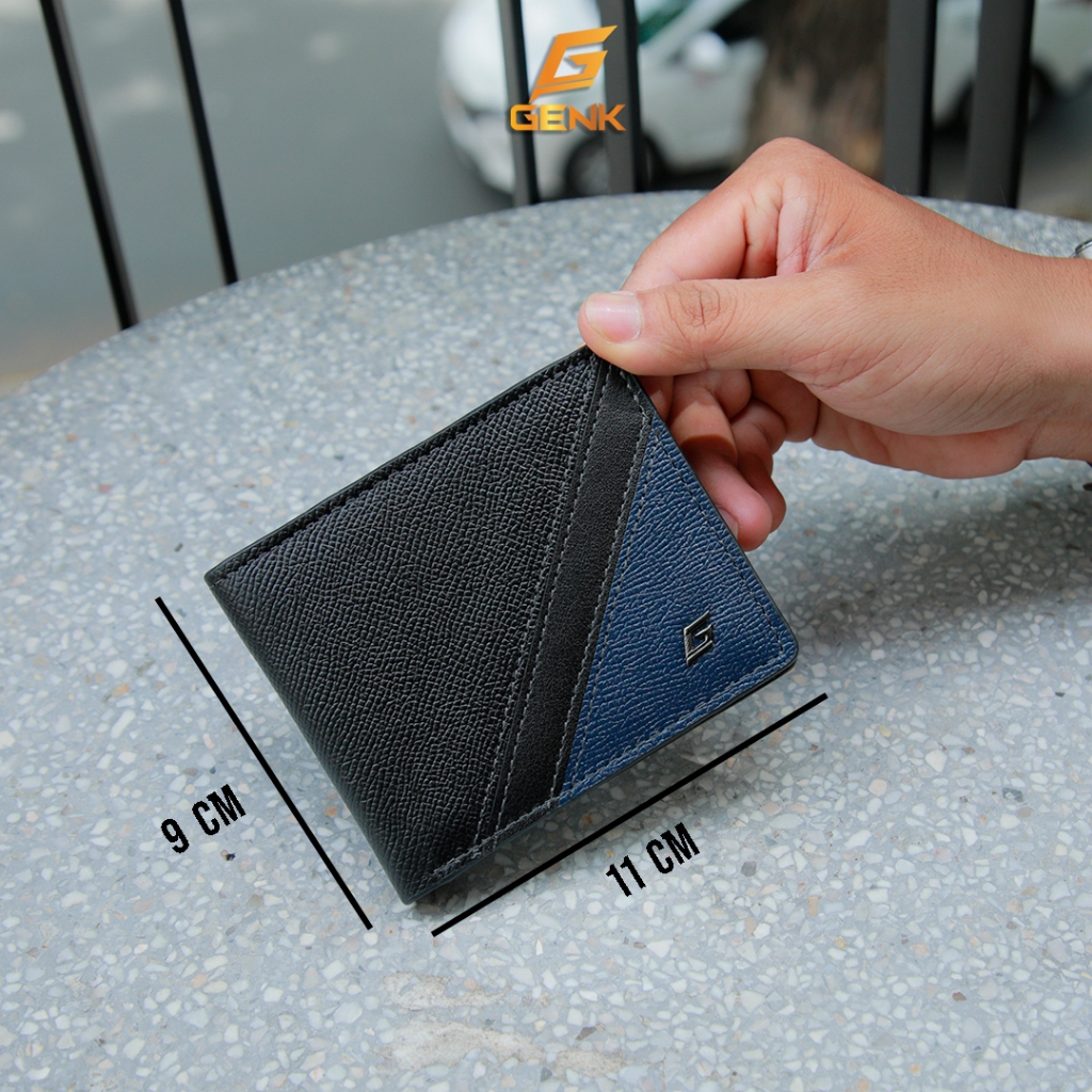 Ví Da Bò Nam KaiSer  Cao Cấp Thương Hiệu Genk - GKS02