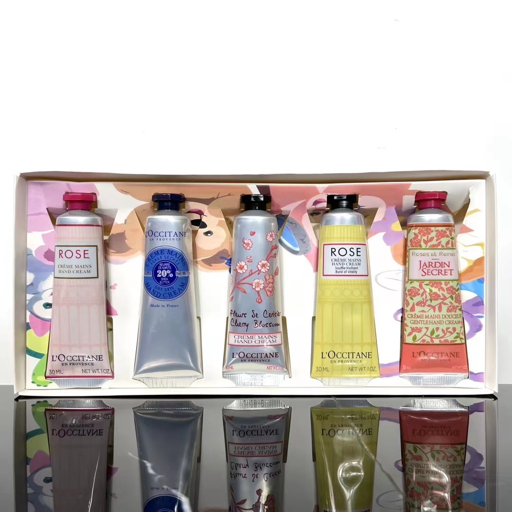 MVP3489  Hộp 5 Tuýp Kem Dưỡng Da Tay Mềm Mịn yolo! L 'Occitane Disney 30ml T3-145