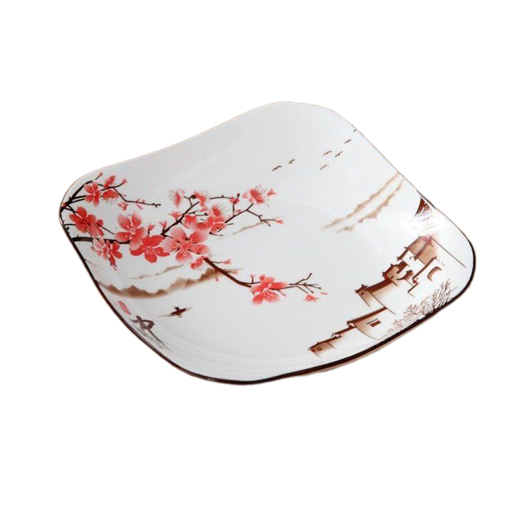 Đĩa Gốm Sứ Bát Tràng Hoạ Tiết Hoa Đào Sự Tinh Tế Và Đẳng Cấp Vượt Thời Gian