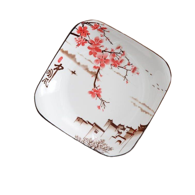 Đĩa Gốm Sứ Bát Tràng Hoạ Tiết Hoa Đào Sự Tinh Tế Và Đẳng Cấp Vượt Thời Gian