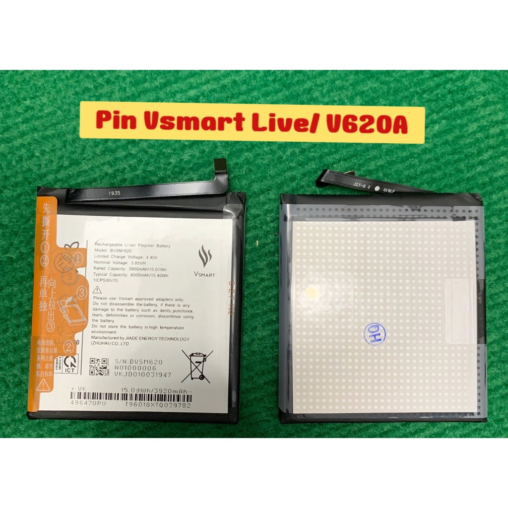 Pin V620A/VSMART live mới