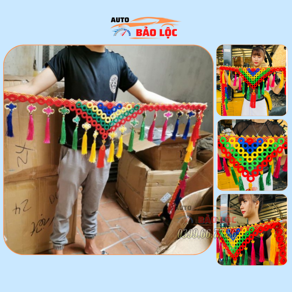 Rèm Trang Trí Xe Ô Tô /Rèm Thổ Cẩm Trang Trí Capin Ô Tô Xe Tải