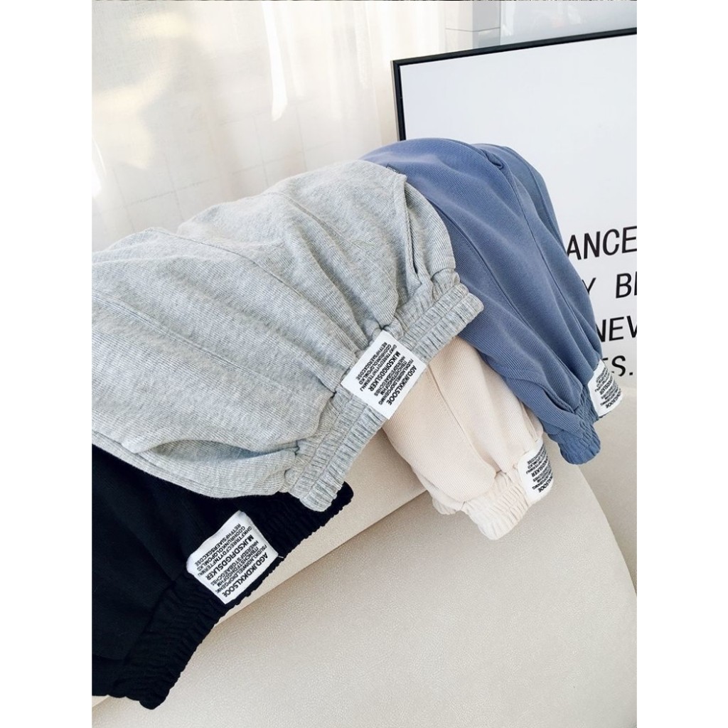 Quần nỉ bông siêu dày gân dọc thu đông cho bé 8-25kg