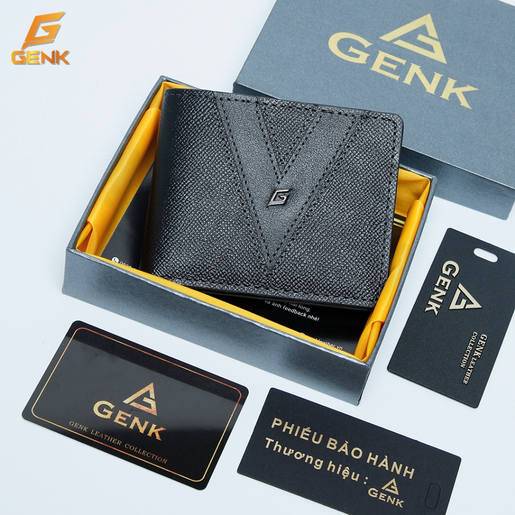 Ví Da Bò Nam  KaiSer  Cao Cấp Thương Hiệu Genk - GKS.....