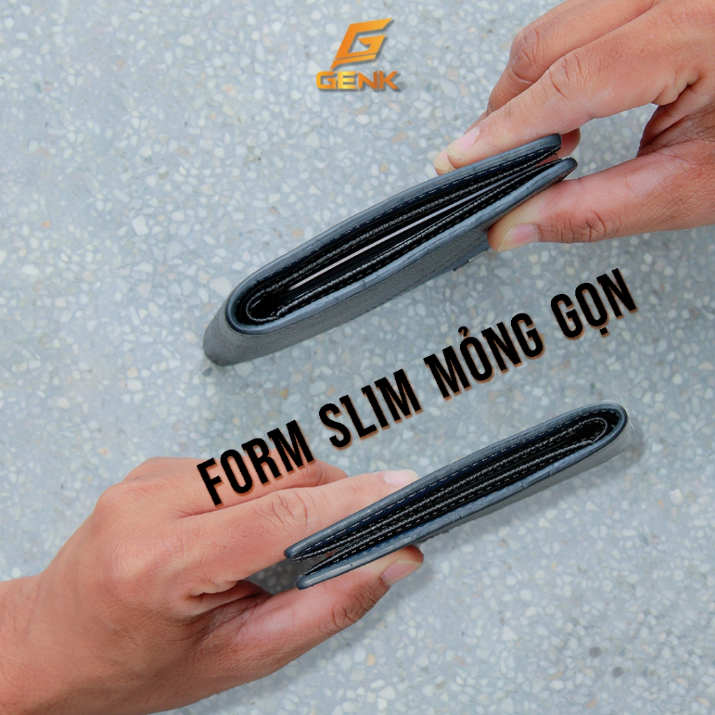 Ví Da Bò Nam  KaiSer  Cao Cấp Thương Hiệu Genk - GKS.....