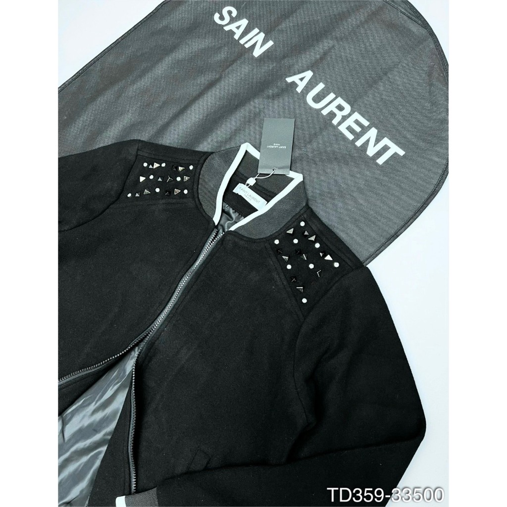 Áo Bomber Sen Lau Ren Đính Đá Viền Vai Siêu Đỉnh - Áo Khoác Dành Cho Nam