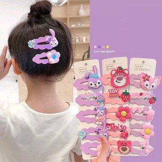 Sét 5 kẹp tóc loại to cho bé