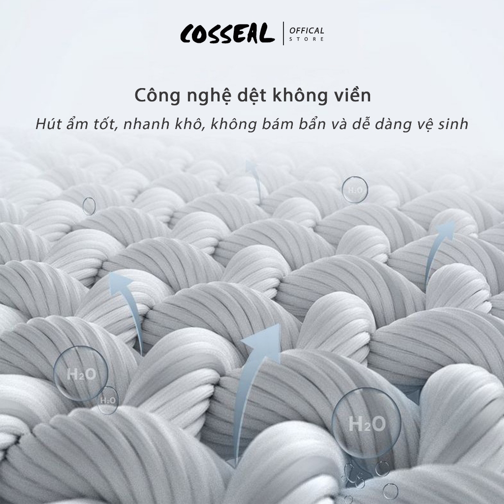 Đệm Mông Cosseal Công Thái Học Cao Su Non Gối Ngồi Thoáng Khí Đệm Lót Ghế Văn Phòng Ô Tô Xe Hơi