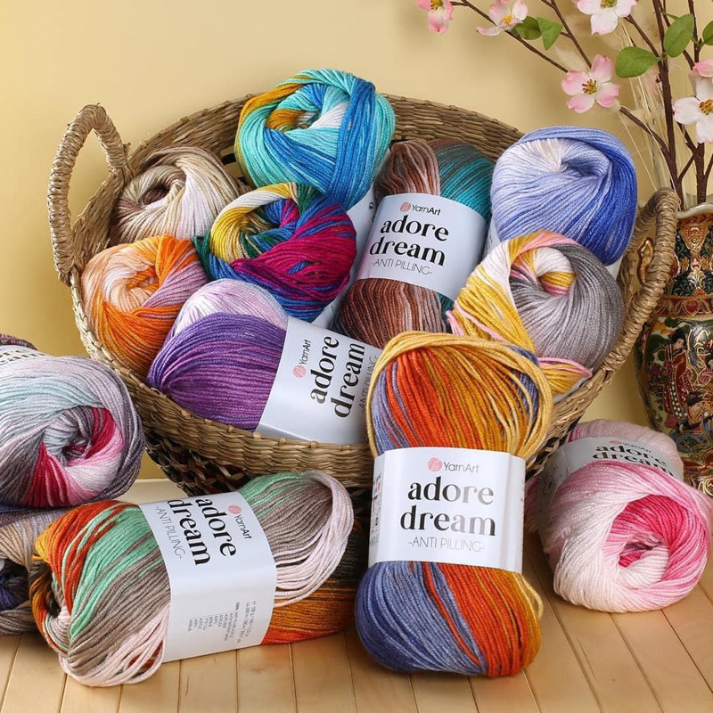 [CSLS] Len YarnArt Adore Dream (cuộn 100gr) chính hãng Thổ Nhĩ Kì