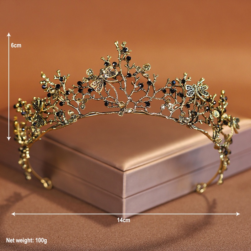Vương miện công chúa cho bé gái đính đá lấp lánh xinh xắn dễ thương