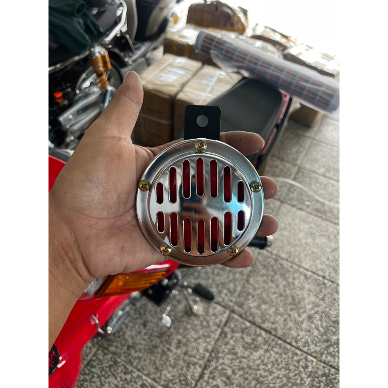 Còi Xe Máy 12v, 9cm, Siêu bóng