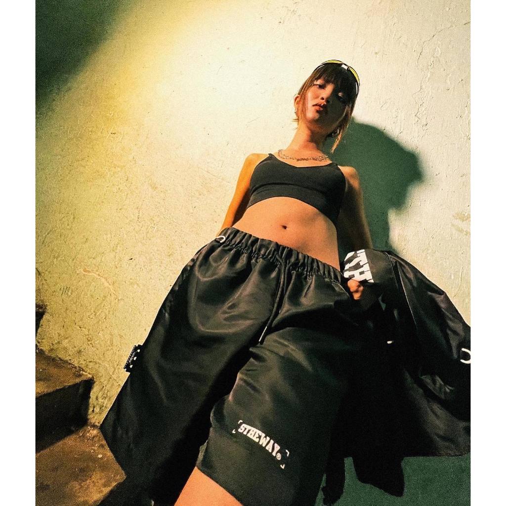 Quần Short Poly 5THEWAY /street-voca/ POLY SHORT in BLACK