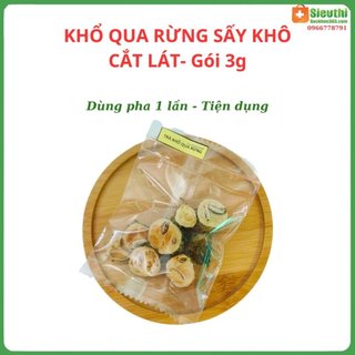 Trà khổ qua rừng sấy khô gói 3g dùng pha 1 lần tiện dụng