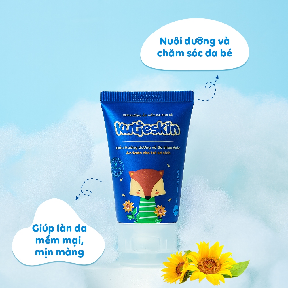 COMBO Sữa Tắm Gội Và Kem Dưỡng Ẩm Kutieskin