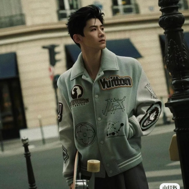 Áo khoác Bomber - Louis Vuitton - Varsity Jacket LV Studios SS2023