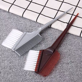 Chổi nhuộm tóc 2 đầu lông mềm,lược nhuộm