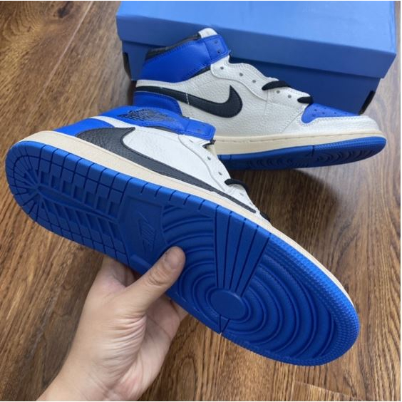 Giày JD TRAVIS SCOTT HIGH XANH DƯƠNG,NÂU full size nam nữ 2023