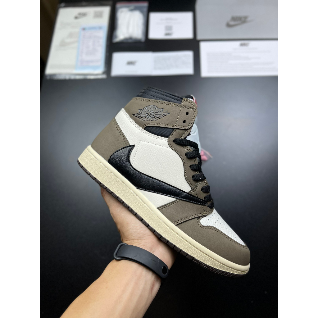 Giày JD TRAVIS SCOTT HIGH XANH DƯƠNG,NÂU full size nam nữ 2023