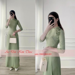 Áo dài cách tân nữ tay lỡ ad42