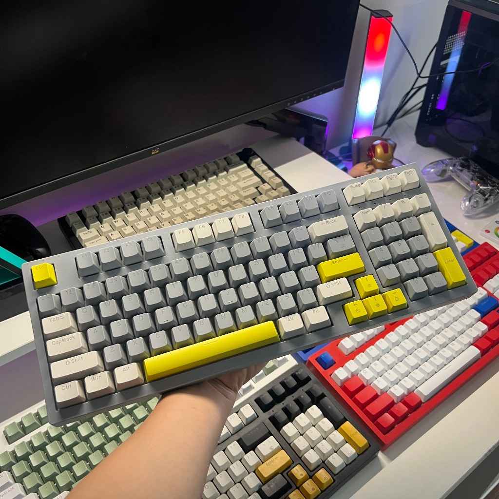 Bàn Phím Cơ Chơi Game  ESONNE K98 Bản Blue/red Switch | EZPC